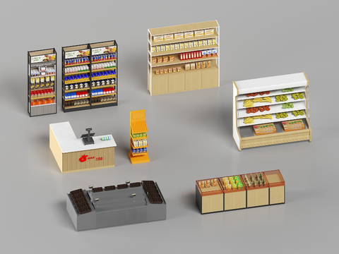 modern supermarket snack shelf supermarket shelf