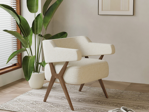 Cream style armchair Lounge Chair