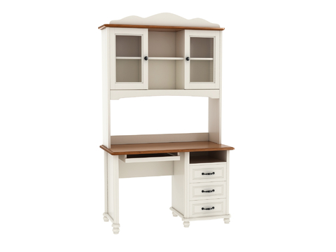 American desk integrated cabinet