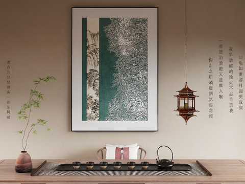 New Chinese Decorative Painting Chinese Painting Zen Hanging Painting