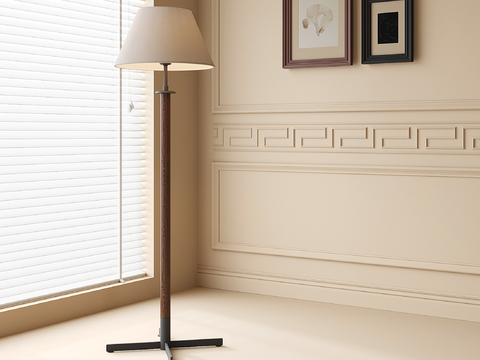 Middle style floor lamp