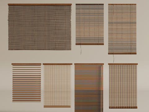 New Chinese-style Roller Curtain Bamboo Curtain