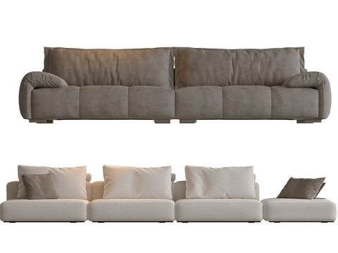 Modern Multiplayer Sofa Living Room Sofa L-shaped Sofa