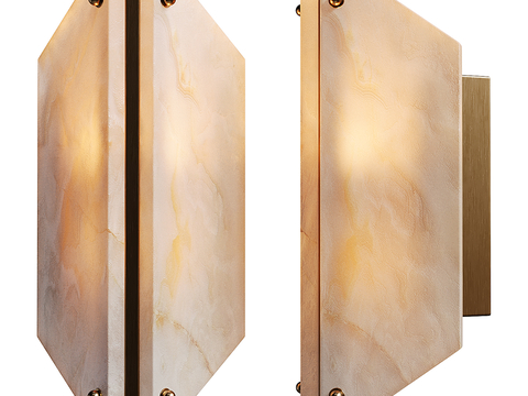 Modern marble wall lamp