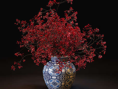 New Chinese Vase Floral Flower Arranging Flower Branch