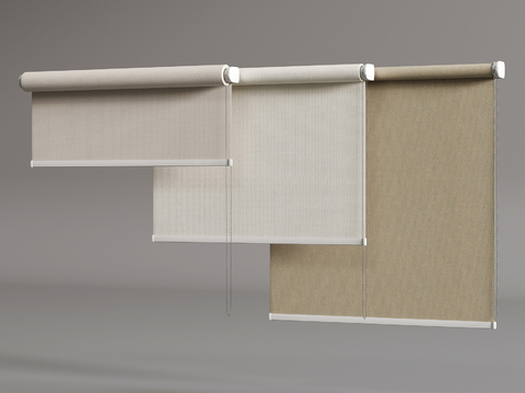 Modern draw curtain roller blind