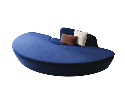 Modern shaped sofa semicircle sofa