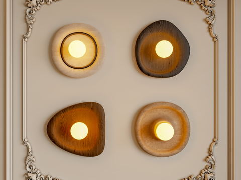 Middle style wall lamp