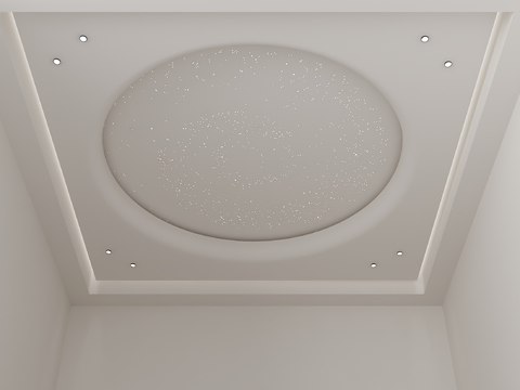 Cream Style Ceiling Technology Star Empty Ceiling