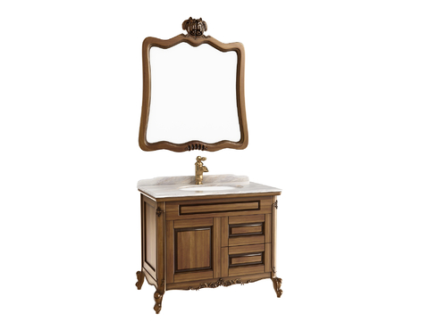 European-style sink bathroom cabinet bathroom mirror