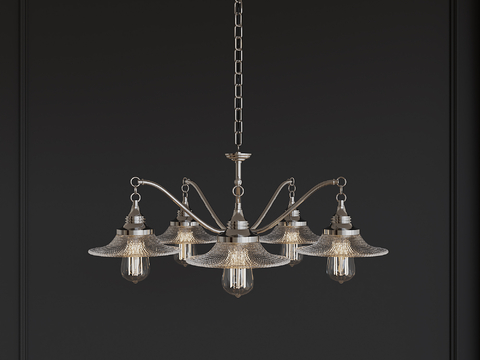 Memphis Style Chandelier Bauhaus Chandelier