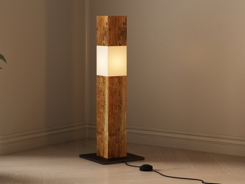 Middle style floor lamp