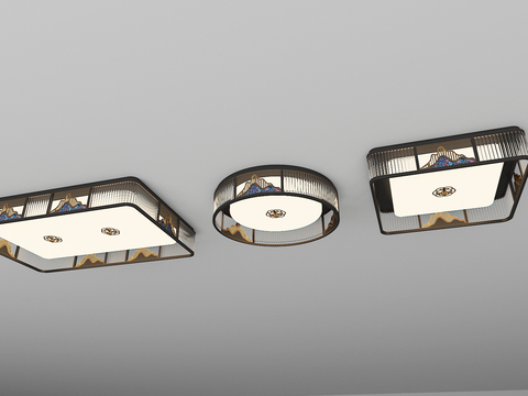 New Chinese Ceiling Lamp Mountain Ceiling Lamp