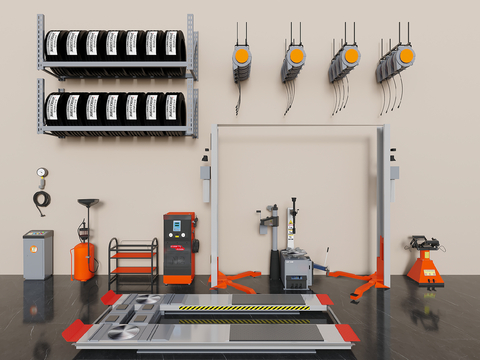 Modern Auto Repair Equipment Machinery