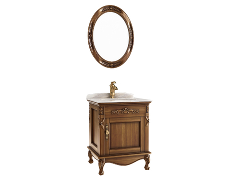 European-style sink bathroom cabinet bathroom mirror