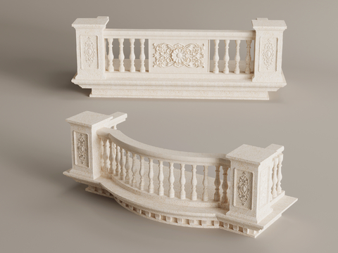 European-style Roman Column Railing Aquarius Column Railing