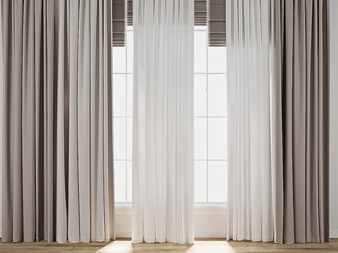 Plain Curtain Screen Curtain