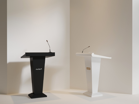 Modern Rostrum Speech Table