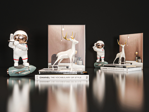 Modern Jewelry Ornaments Books Astronaut Ornaments