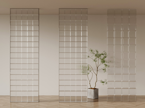 Modern partition glass partition