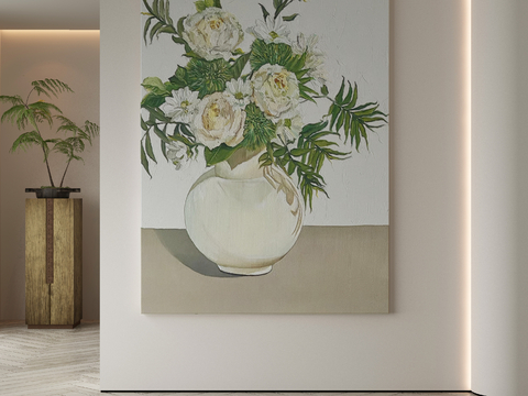 Modern Flower Oil Painting Decorative Painting