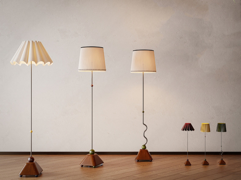 Middle style floor lamp