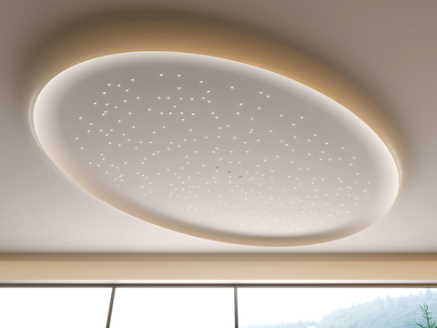 Modern Elliptical Star Ceiling