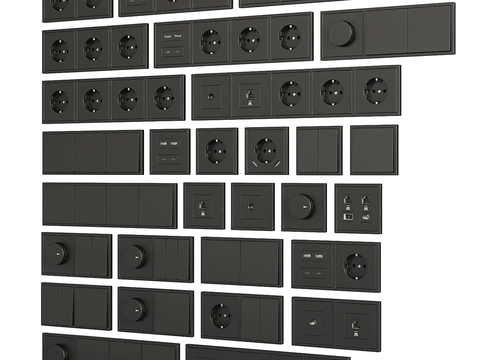 Switch socket intelligent panel