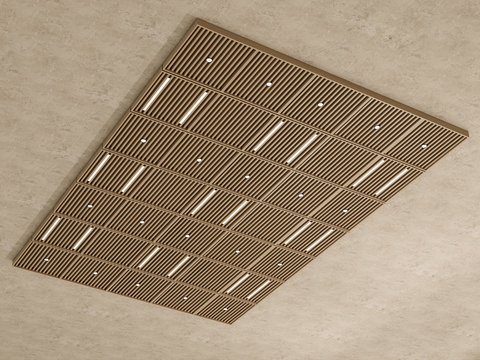 Modern Grille Ceiling Integrated Ceiling Wood Grille Ceiling