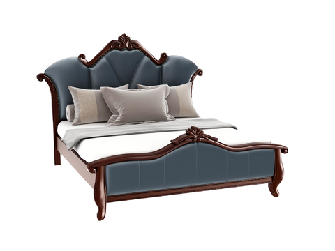 European-style double bed