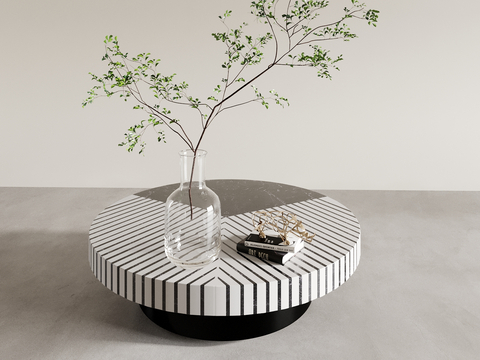 Round coffee table