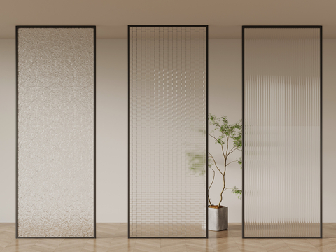 Modern partition glass partition