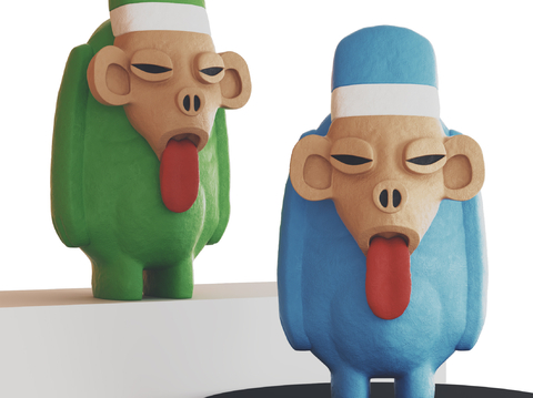 Modern Art Toy Sculpture Cartoon Ornaments