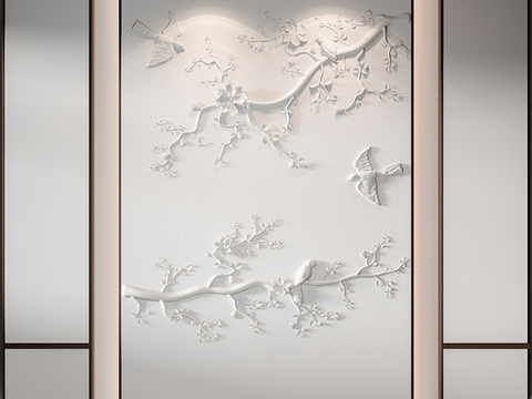 New Chinese Wall modeling wall decorative wall