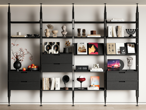 Modern Bookshelf Storage Rack