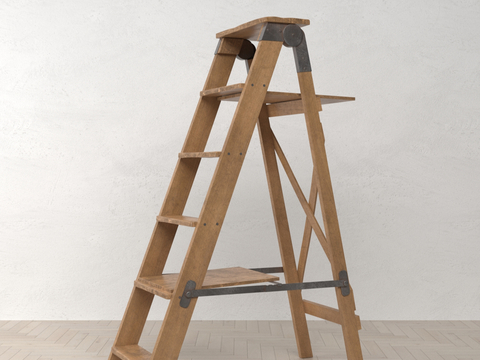 Folding Ladder Wood Ladder Climbing Ladder