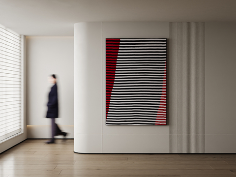 Modern Stripe Hanging Painting Decorative Painting