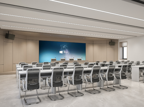 Modern large conference room