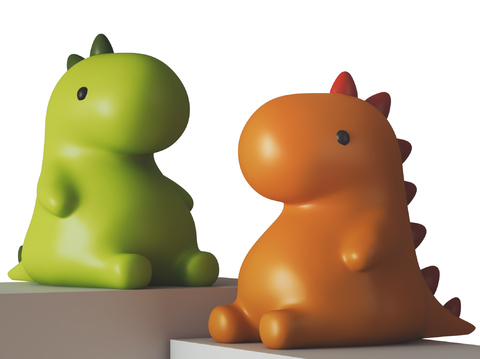 Modern Trendy Play Toy Cartoon Dinosaur Ornaments