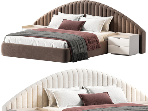 Decoreo European Double Bed