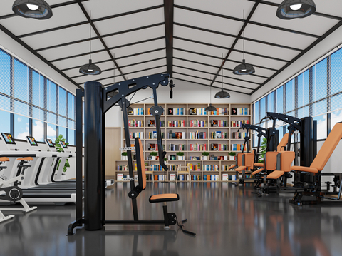 Modern Gym Fitness Room