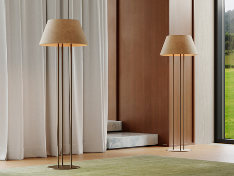 Japanese floor lamp