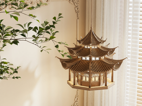 New Chinese Chandelier Tower Chandelier