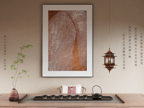 New Chinese Decorative Painting Zen Hanging Painting