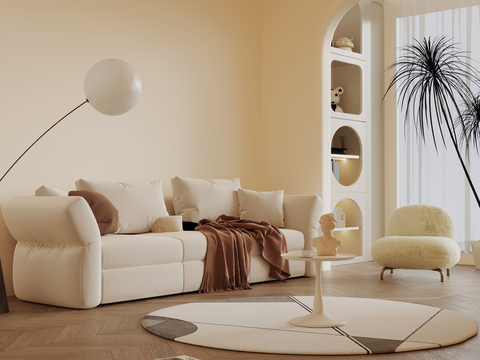 Cream Style sofa Sectional Sofa