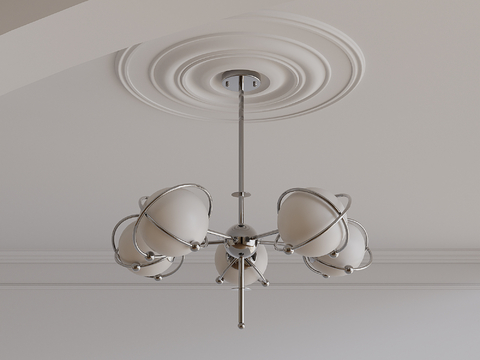 Bauhaus Planet Chandelier