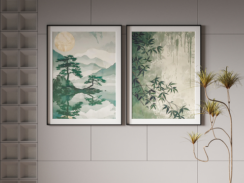 New Chinese Decorative Painting Landscape Painting Art Painting Hanging Painting