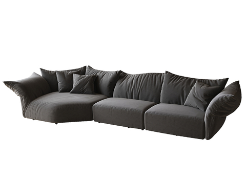 Modern Petal Sofa Three-seater Sofa