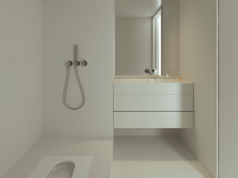 Minimalist Toilet Bathroom