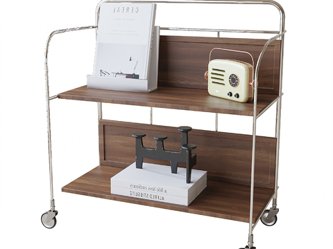 Modern Mobile Shelf Trolley